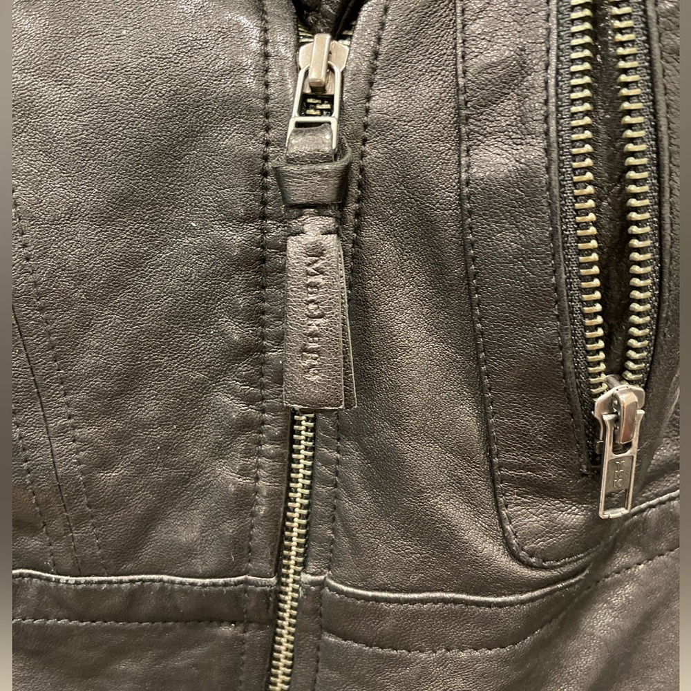 MACKAGE Size XXS Aritzia Kenya Lamb Leather Jacket - Picture 2 of 4